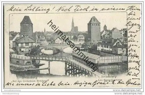 Strasbourg - Strassburg - Bei den Gedeckten Brücken - Les Ponts-Couverts