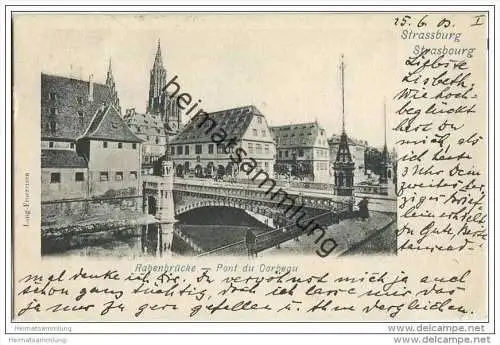 Strasbourg - Strassburg - Rabenbrücke - Pont du Corbeau