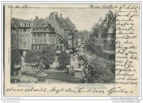 Strasbourg - Strassburg - Gewerbelaubenstrasse - Rue des Grandes Arcades