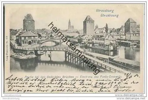 Strasbourg - Strassburg - Bei den Gedeckten Brücken - Ponts-Couverts