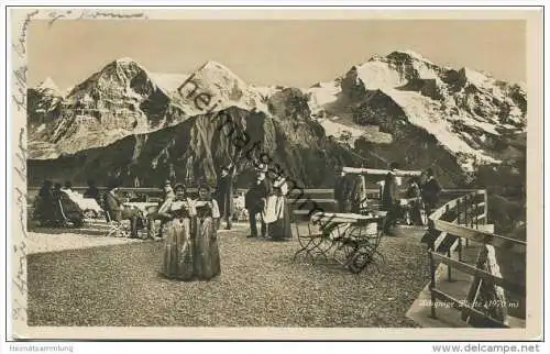 Schynige Platte - Foto-AK - Edition Photoglob Zürich gel. 1928