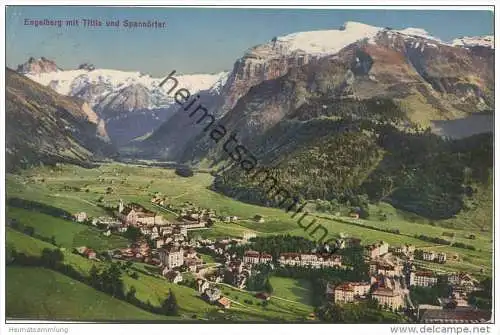 Engelberg - Titlis und Spannörter - Verlag E. Zürflüh Engelberg gel. 1925