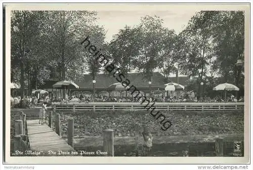 Brandenburg an der Havel - Malge - Terrasse - Plauer See - Foto-AK