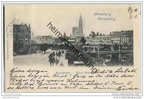 Strasbourg - Strassburg - Brantplatz - Place Brant