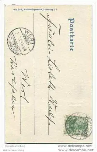 Strasbourg - Strassburg - Meisengasse - Rue de la Mesange - Strassenbahn