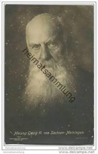 Herzogtum Sachsen-Meiningen - Herzog Georg II. von Sachsen-Meiningen