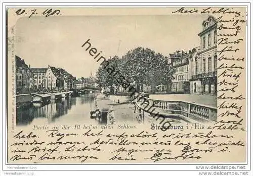 Strasbourg - Strassburg - Ill beim alten Schloss
