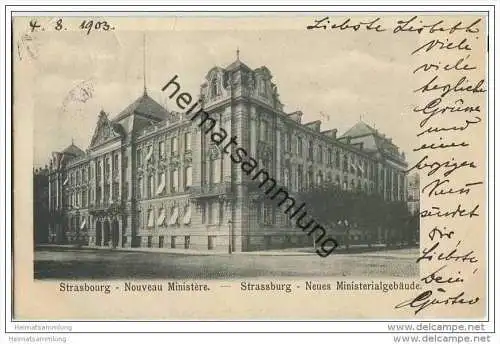 Strasbourg - Strassburg - Neues Ministerialgebäude - Nouveau Ministere