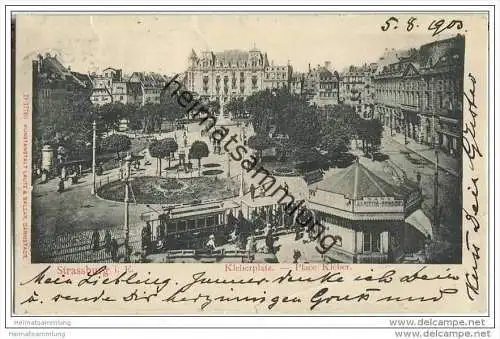Strasbourg - Strassburg - Kleberplatz - Place Kleber - Strassenbahn