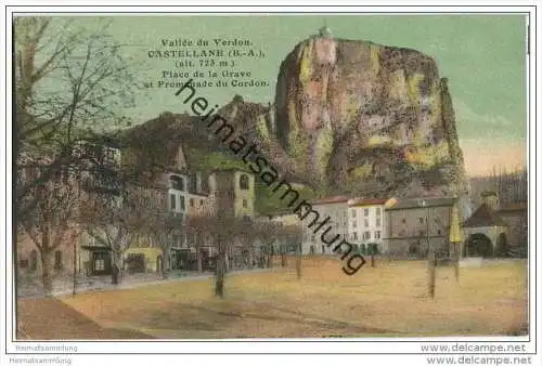 04120 Castellane - Vallee du Verdon - Place de la Grave