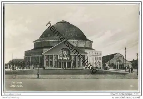 Hannover - Stadthalle - Foto-AK