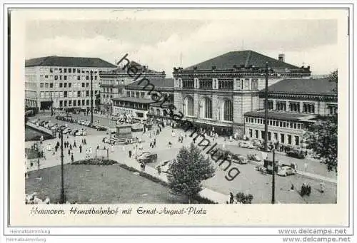 Hannover - Hauptbahnhof mit Ernst-August-Platz