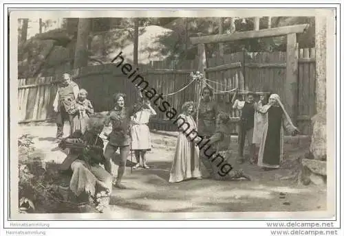 81247 Obermenzing - Theateraufführung? - Foto-AK