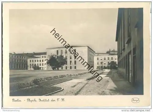 Berlin - Physik-Institut - Technische Hochschule - Foto-AK