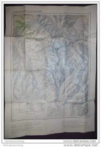 Cordillera Real Nord (Illampu) - Bolivien - 1:50 000 - 60cm x 84cm - Herausgegeben vom Deutschen Alpenverein 1987