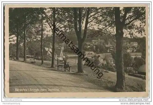 Bärenfels - Seehöhe