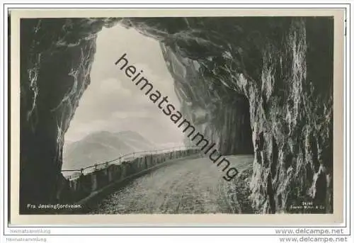 Fra Jossingfjordveien - Foto-AK
