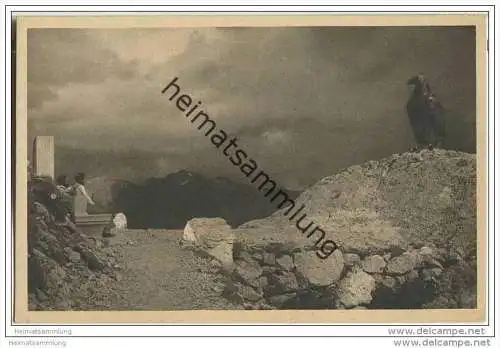 Monumento a Christomannos sul Passo di Costalunga - Karerpass