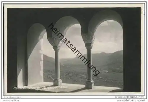 Merano - Veduta dal Castello di Tirolo - Foto-AK 1925