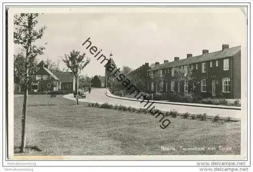 Oldambt - Beerta - Torenstraat met Toren - Foto-AK