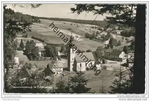 95485 Oberwarmensteinach - Posthilfsstellen-Stempel Oberwarmensteinach über Warmensteinach