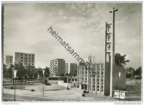 Berlin - Hansaviertel - Kirche St. Ansgar - Foto-AK 50er Jahre