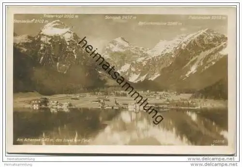 Am Achensee - Foto-AK