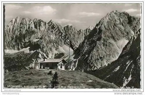 Mittenwald - Kranzberg - Foto-AK