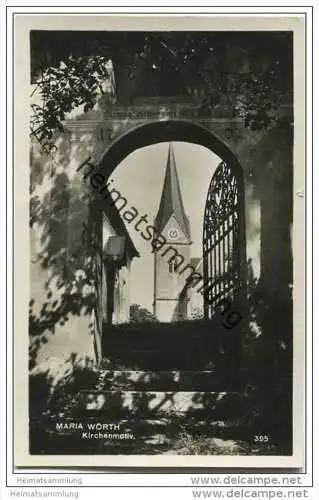 Maria Wörth - Kirchenmotiv - Foto-AK