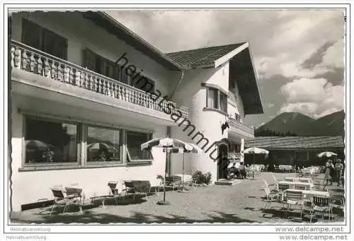 Garmisch-Partenkirchen - Berggasthof Almhütte am Südhang des Kramers - Foto-AK