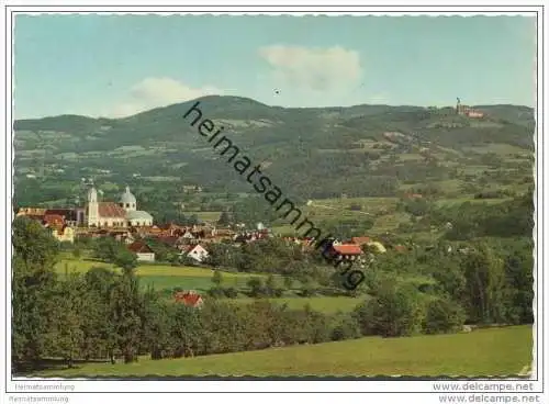 Pöllau mit Pöllauberg - Foto-AK Grossformat