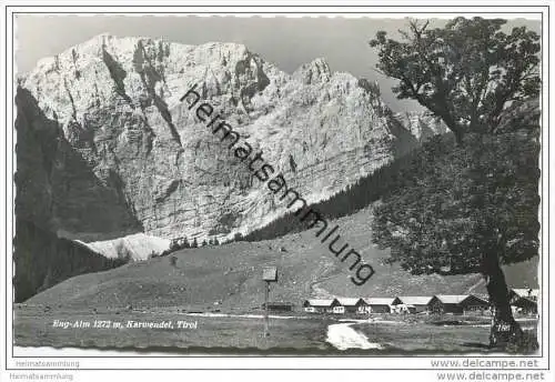 Eng-Alm - Karwendel - Foto-AK 50er Jahre