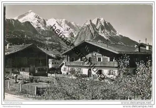 Garmisch - Bauernhäuser - Foto-AK