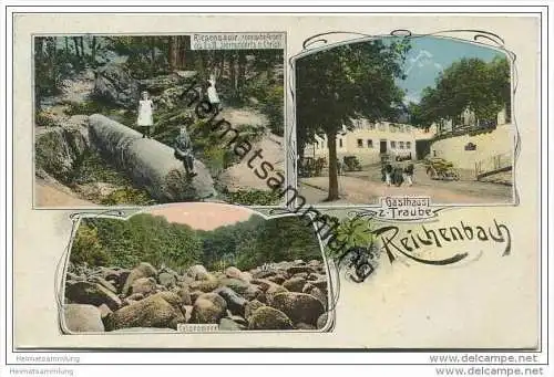 Reichenbach - (Odenwald) - Gasthaus zur Traube - Felsenmeer - Riesensäule