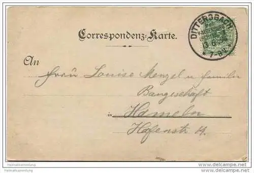 Böhmen - Gruss aus Weckelsdorf - Eingang zum grossen Domplatz - Hotel Eisenhammer - Amphitheater