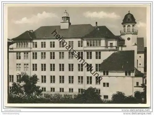 Ostberlin - Lichtenberg - Haus der Jungen Pioniere - Vorderansicht des Zentralhauses - Foto-AK Grossformat ca. 1950