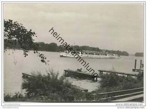 Berlin - Touristenkabinenschiff MS Spree - Weisse Flotte - Foto-AK Grossformat 1966