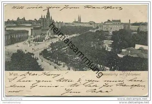 Wien - Franzensring mit Parlament