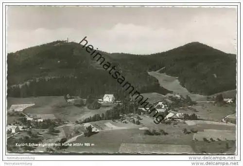 Kurort Schweigmatt mit Hohe Möhr - Foto-AK