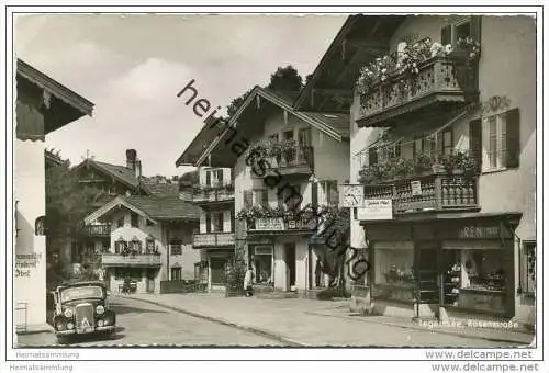 Tegernsee - Rosenstrasse - Foto-AK