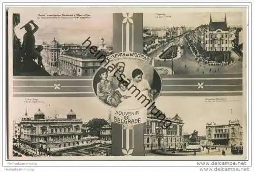 Beograd - Belgrad - Terazia - Palast des Finanzministers - Foto-AK