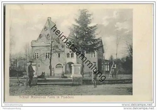 Langhemarcq - Langemarck - Schloss Manneken Ferm