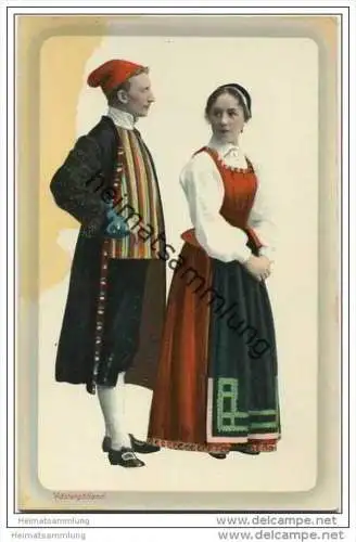 Schweden - Tracht - Västergötland - kostym ca. 1910