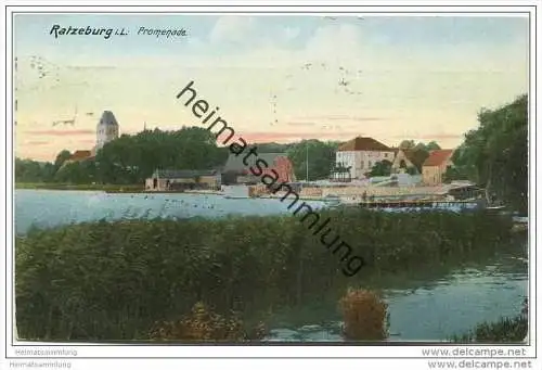 Ratzeburg - Promenade - Teilansicht