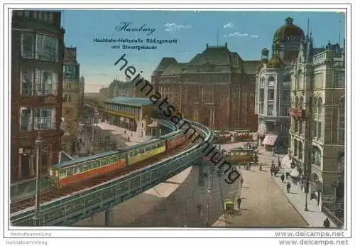 Hamburg - Rödingsmarkt - Hochbahnhaltestelle