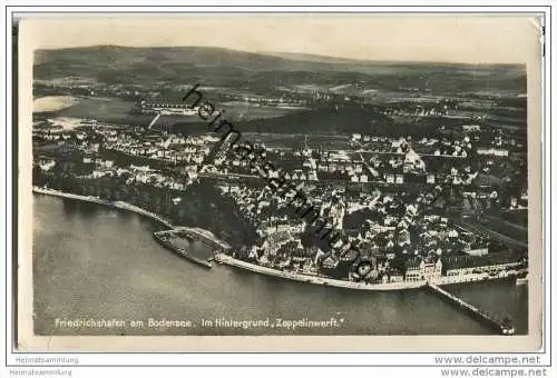 Friedrichshafen - Zeppelinwerft - Foto-AK