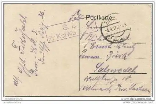 Noyon - Der Platz St. Jakob - Feldpost