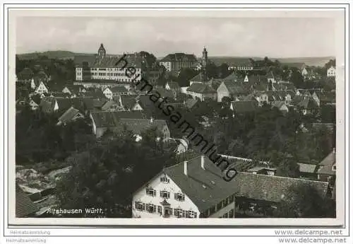 Altshausen - Dächerpanorama - Foto-AK