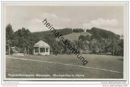 Münsingen - Truppenübungsplatz - Musikpavillon mit Hörnle