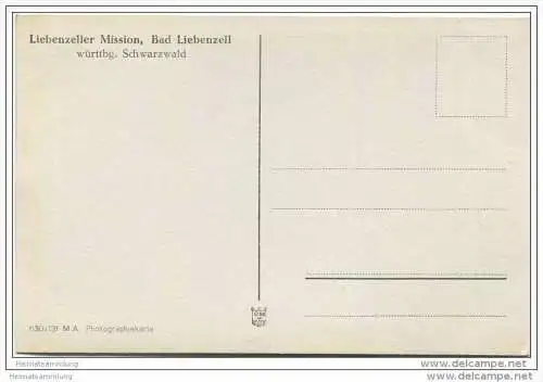 Bad Liebenzell - Liebenzeller Mission - Foto-AK